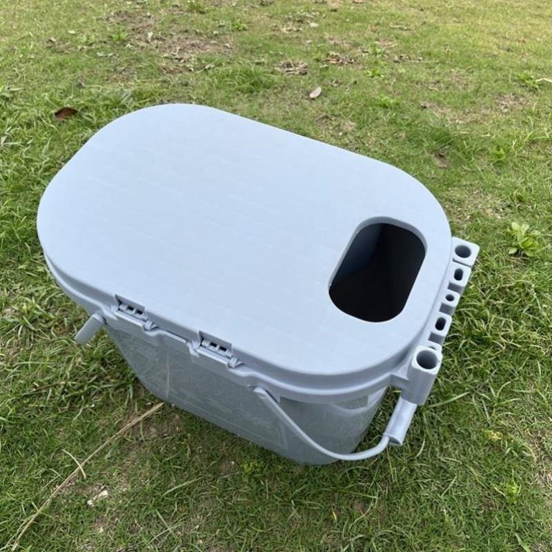 A new 2023 multi-purpose fishing barrel can be used with a thick, hand-held, one-stop fish barrel